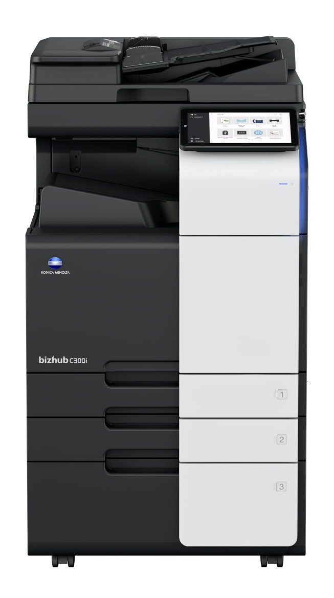 МФУ цветное Konica Minolta bizhub C300i AA2K021 А3, до 150000стр./мес, дуплекс, 2 лотка 500 листов, 30 стр./мин. ж/диск 256ГБ (без крышки, без тонера)