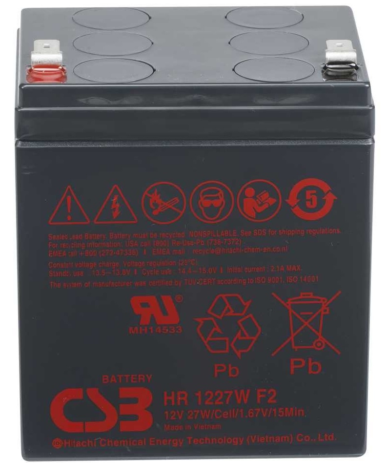  Xcom-Shop Батарея CSB HR 1227W 12V, 7.5Ah, 90х70х106мм