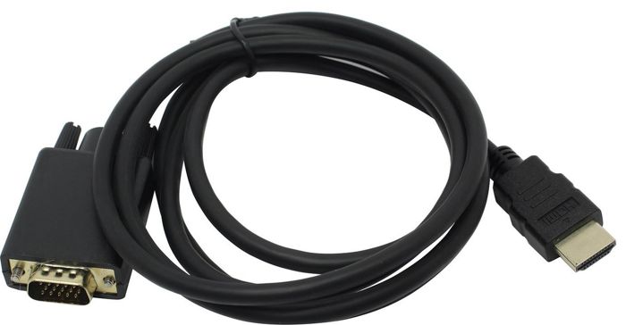  Кабель-переходник HDMI-VGA Exegate EX-CC-HDMIM-VGAM-1.8 EX284928RUS HDMI-VGA, 19M/15M, 1,8м