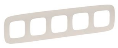 Рамка Legrand 754315 Valena ALLURE 5-ая (слоновая кость)