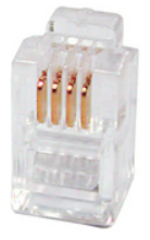 Коннектор Cablexpert MP-4p4c  телефонный 4p4c, 3m (100 шт.) RJ-9