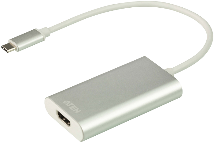 Конвертер Aten UC3020-AT HDMI=>USB, HDMI>USB-C/USB A-тип, Female>Male, без Б.П., (USB 3.1 Gen1;совм. с HDMI 1.4b;без поддержки HDCP;с адаптером USB-C-
