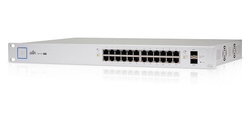 Коммутатор PoE Ubiquiti US-24-250W 24xGigabit RJ45 PoE 250 Вт, 2xSFP ports