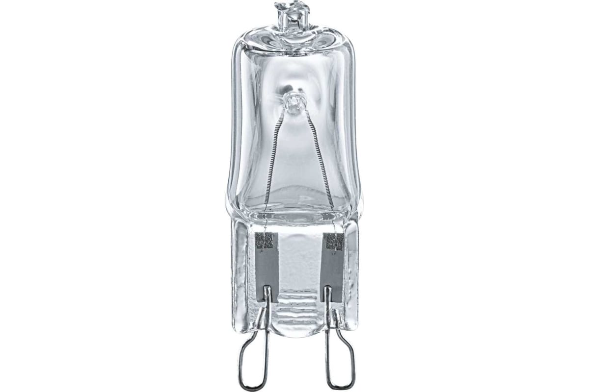Лампа галогенная Navigator JCD9 40Вт, 230В, 3000К, 340лм, G9, 13x40мм, прозрачная (94215)
