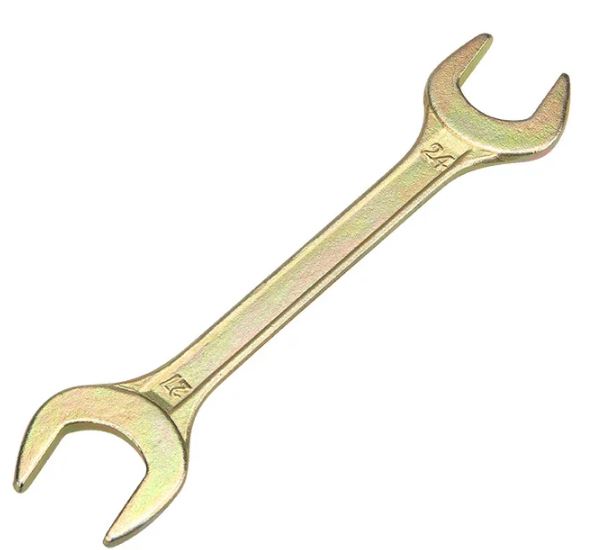Ключ рожковый Rexant 12-5833-2 24х27мм, желтый цинк