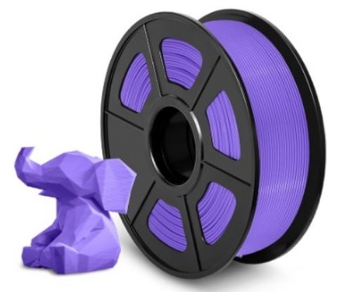 Пластик NVP NV-3D-TPU-TRANS-PURPLE TPU Trans. Purple для 3D печати, диаметр 1.75мм, длина 165м, 0,5 кг