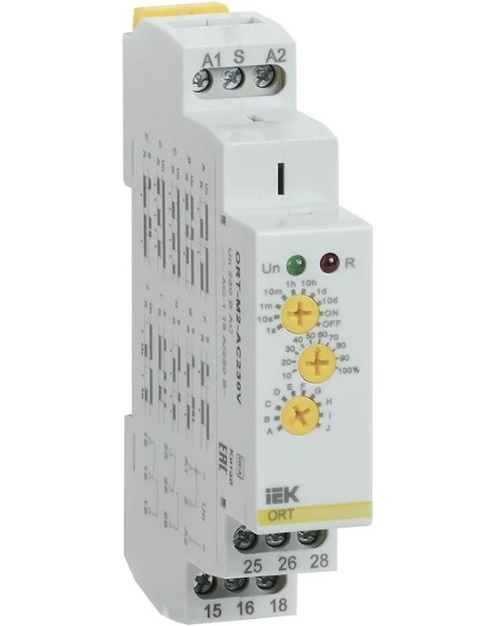Реле времени IEK ORT-M2-AC230V ORT многофункциональное 2 контакт 230В AC