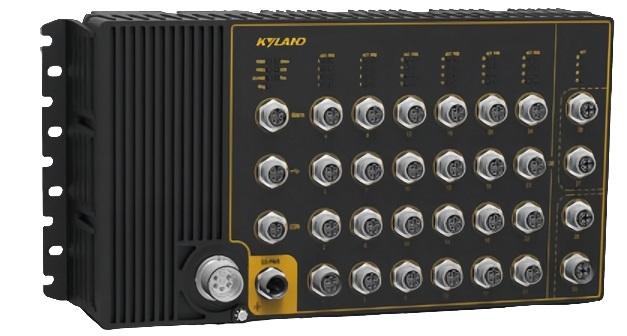 Коммутатор управляемый Kyland Aquam8628 302242746 Layer 3 managed, support NAT based on hardware, 4*10/100/1000M Base-T(X) M12 connector ports, 24*10/
