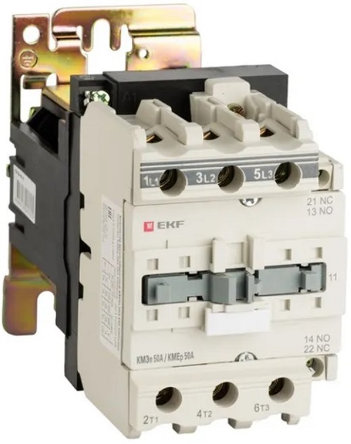 Контактор EKF ctr-s-50-24-nc-p КМЭп 50А 24В DC 1NO 1NC