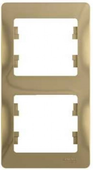 Рамка Schneider Electric GSL000406 Glossa Титан 2-я, вертикальная (кратно 30 шт)