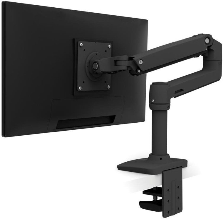 Кронштейны Ergotron  Xcom-Shop Кронштейн настольный Ergotron 45-241-224 LX для монитора, черный