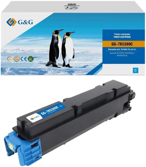 Картридж G&G GG-TK5380C лазерный TK-5380C голубой (10000стр.) для Kyocera ECOSYS PA4000cx/MA4000cifx