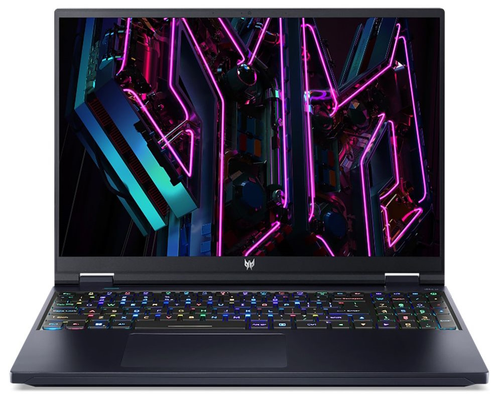  Ноутбук Acer Predator Helios PH16-72-95JF NH.QNXCD.002 i9-14900HX/32GB/2TB SSD/GeForce RTX 4070 8GB/16 WQXGA IPS/WiFi/BT/cam/Win11Home/black