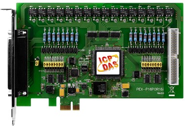 Плата ICP DAS PEX-P16POR16i CR PCI Express x1, 16-DI isolated, 16-DO PhotoMos Relay (Includes one CA-4037W and two CA-4002)
