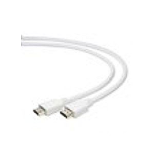 Кабель интерфейсный HDMI-HDMI Gembird 19M/19M CC-HDMI4-W-6 1.8м, v1.4, белый, позол.разъемы, экран, пакет