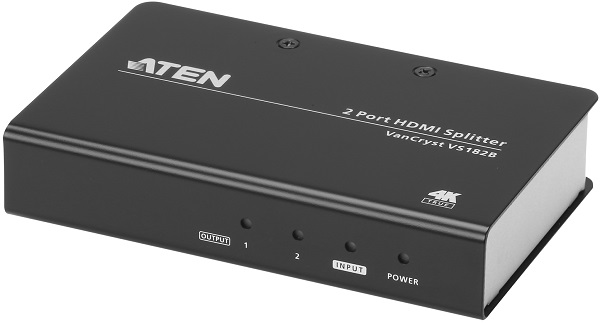   Xcom-Shop Разветвитель Aten VS182B-AT-G HDMI True 4K 2-портовый