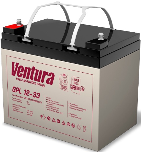 Батарея Ventura GPL 12-33 12В/34Ач