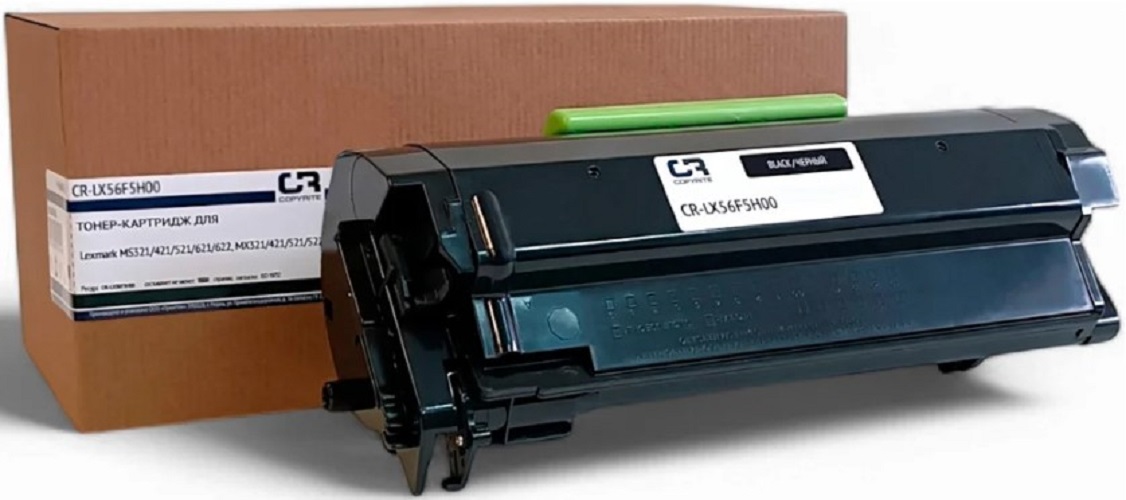  Картридж лазерный CopyRite 56B5H00 CR-LX56F5H00 черный (15000стр.) для Lexmark MS321/421/521/621/622/MX321/421/521/522/622