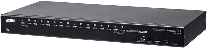 16-ти и более портовые  Xcom-Shop Переключатель Aten CS19216-AT-G 16-портовый, USB 3.0 4K DisplayPort KVM-переключатель