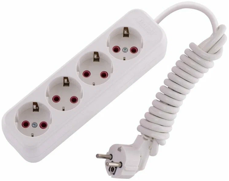 Удлинитель Lezard 720-0403-401 Lila 4х3м с заземл. 16А IP20