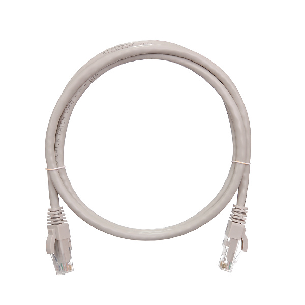 Кабель патч-корд U/UTP 5e кат. 0,3м. NikoMax NMC-PC4UD55B-003-GY 2хRJ45/8P8C, T568B, Molded, BC (чистая медь), PVC нг(А), серый