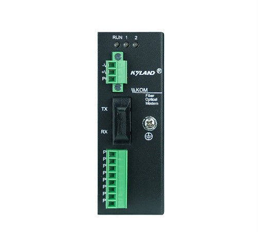 Конвертер промышленный Kyland KOM200 302110059 1 100Base-FX multi mode fiber port, ST connector, 1310nm, 5km, 1 RS485 serial port, 2 RS232 serial port