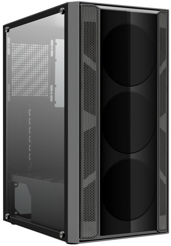 Корпуса Ginzzu Корпус ATX Ginzzu CL150 без БП, боковая панель из закалённого стекла, 2*USB 2.0, USB 3.0