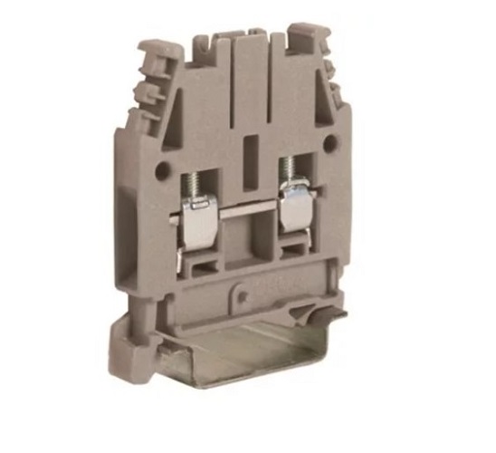 Клеммный зажим DKC ZCBC04GR-RET CBC.4GR(Ex), проходной, серый 4 кв.мм, Quadro