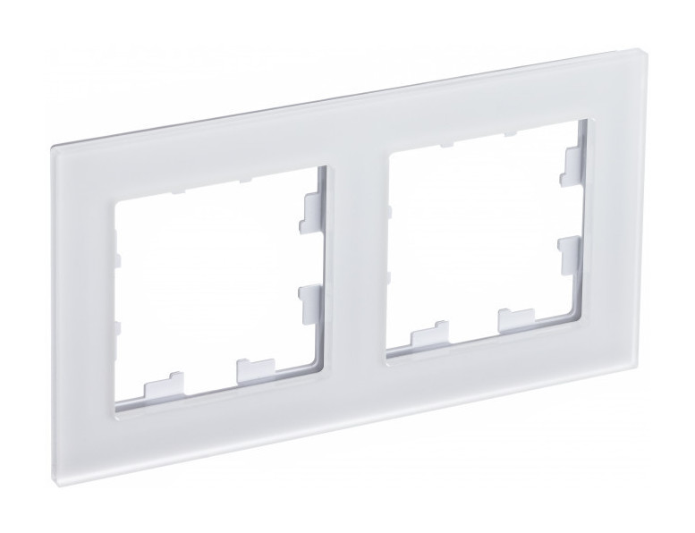 Рамка Schneider Electric ATN330102 AtlasDesign Nature матовое стекло белая 2-ая