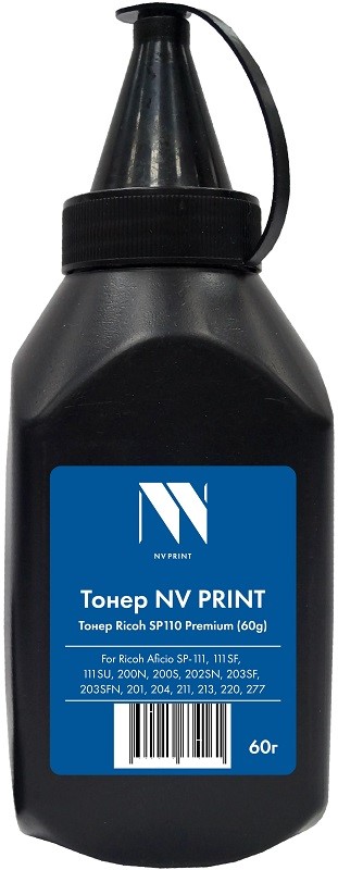 Ricoh совместимые картриджи NVP  Xcom-Shop Тонер NVP NV-Ricoh110-PR-60G Ricoh SP110 (60г) для Ricoh Aficio SP-111/111SF/111SU/200N/200S/202SN/203SF/203SFN/201/204/211/213/220/277 Premium