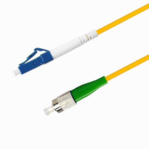 Патч-корд волоконно-оптический TELCORD ШОС-3.0-FC/A-LC/U-SM-2м-LSZH-YL simplex FC/APC-LC/UPC, SM 9/125 (G652D), 3.0 мм, LSZH, 2м