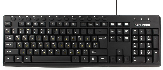 Клавиатура Гарнизон GKM-125 черная, USB, 13 доп. кнопок