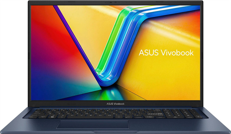 Ноутбук ASUS Vivobook 17 X1704ZA-AU343 90NB10F2-M00DF0 i5-1235U/16GB/512GB SSD/Iris Xe Graphics/17.3 FHD IPS/WiFi/BT/RU/EN kbrd/noOS/Quiet Blue