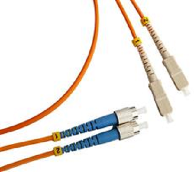 Патч-корд волоконно-оптический TopLAN DPC-TOP-OM2-FC/P-SC/P-20 дуплексный, FC/PC-SC/PC, MM 50/125, 20.0 м