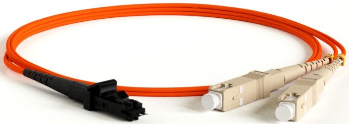 Патч-корд волоконно-оптический TopLAN DPC-TOP-OM2-SC/P-MTRJm -3.0 дуплексный, SC/P-MTRJm, MM 50/125, 3.0 м