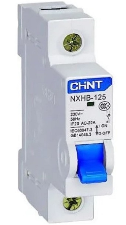 Выключатель нагрузки CHINT 193166 1P, 20А, NXHB-125
