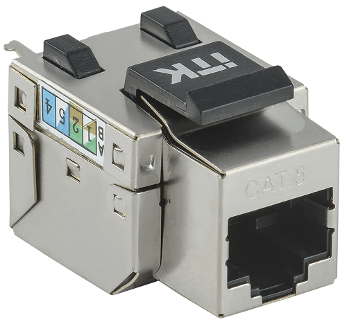 Модуль Keystone RJ45 FTP ITK CS1-1C06F-11 кат. 6 110 IDC 90 град. розет.