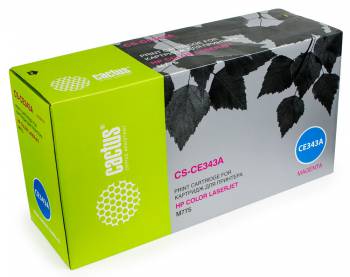 Картридж Cactus CS-CE343A пурпурный для HP Color LaserJet M775 (16000стр.)