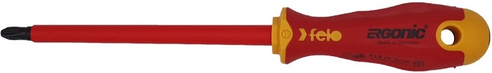 Отвертка диэлектрическая Felo 41530490 Ergonic крестовая PZ 3X150