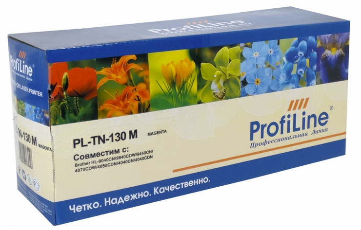 Картридж ProfiLine PL-TN-130M   для принтеров  Brother DCP 9042CDN/9045CDN/9040CN/MFC/9840CDW/9440CN/HL/4040CN/4050CDN/4070C 1500 копий Magenta ProfiL