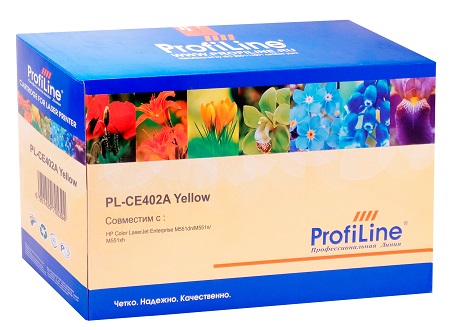 Картридж ProfiLine PL-CE402A для принтеров HP Color LaserJet Enterprise M551dn/M551n/M551xh Yellow 6000 копий ProfiLine