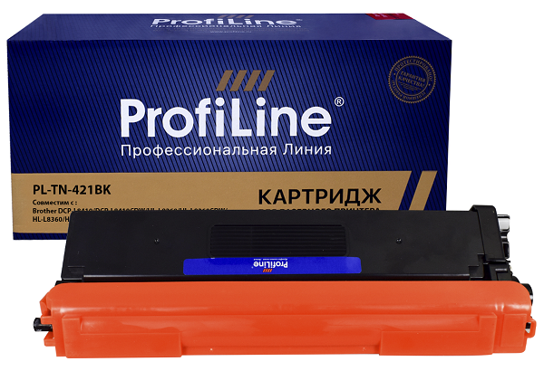  Картридж ProfiLine PL-TN-421BK для Brother DCP-L8410/DCP-L8410CDW/HL-L8260/HL-L8260CDW/HL-L8360/HL-L8360CDW/MFC-L8690CDW/MFC-L8900C