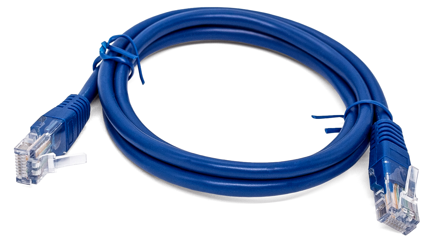Кабель патч-корд U/UTP 5e кат. 2м Filum FL-U5-C-2M-BL 26AWG(7x0.16 мм), чистая медь, PVC, синий