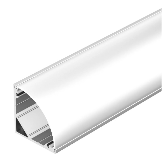 Профиль Arlight SL-KANT-H30-2000 ANOD+OPAL 036846 с экраном, алюминий