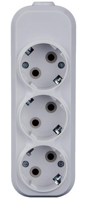 Колодка удлинителя TOKOV ELECTRIC TKE-C01-KU3-Z 3-м 16А с заземл. АБС-пластик бел