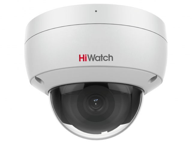 Видеокамеры купольные  Xcom-Shop Видеокамера IP HiWatch IPC-D082-G2/U(4mm) 8Мп уличная купольная мини с EXIR-подсветкой до 30м
