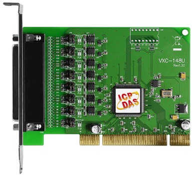 Плата ICP DAS VXC-148U Universal PCI, Serial Communication card with 8 RS-422/485 ports (RoHS)Includes one CA-PC62M D-Sub connector.