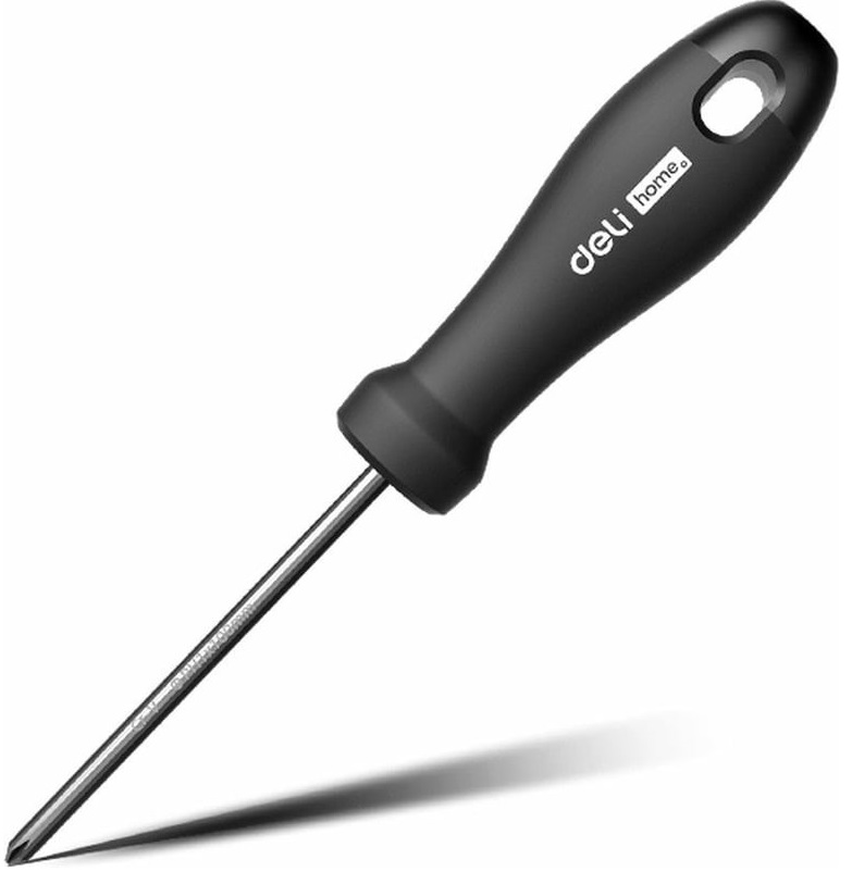 Отвертка Deli HT1205 крестовая Home Series Black PH1x100мм