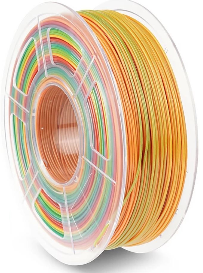 Пластик NVP NV-3D-PETG-RAINBOW PETG Rainbow для 3D печати, диаметр 1.75мм, длина 330м, 1 кг