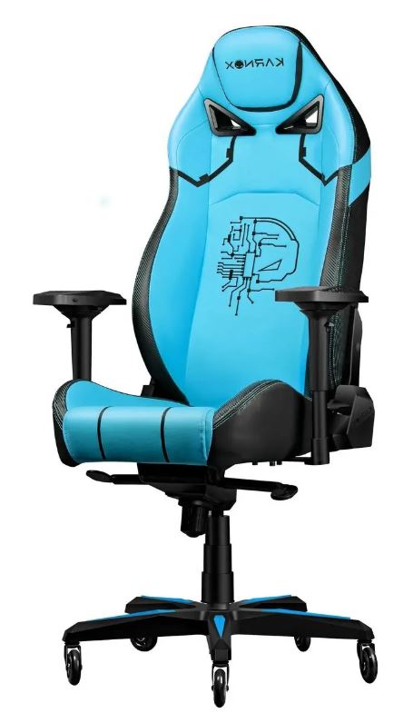  Кресло игровое KARNOX GLADIATOR Cybot Edition KX800915-CY blue
